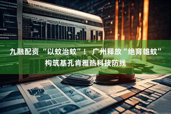 九融配资 “以蚊治蚊”！ 广州释放“绝育雄蚊”构筑基孔肯雅热科技防线
